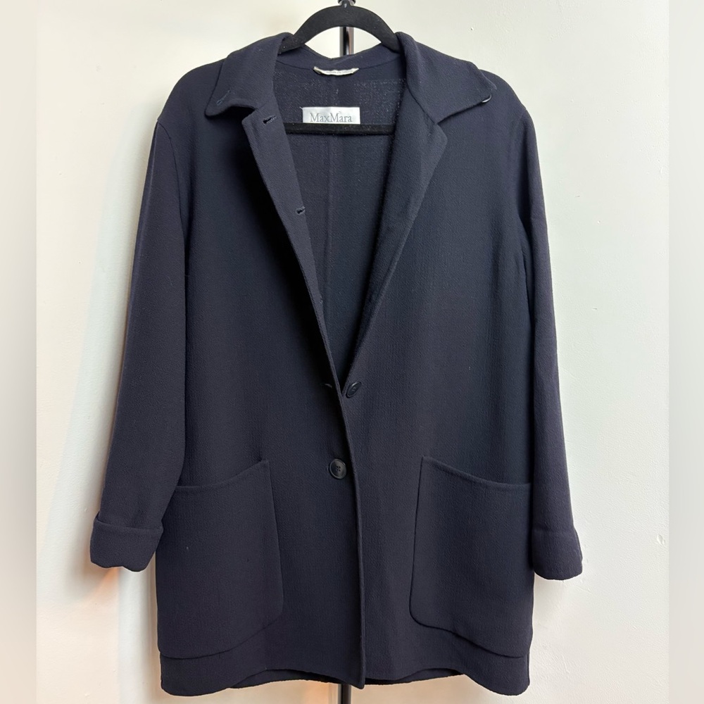 Vintage Max Mara Virgin Wool Blazer Jacket